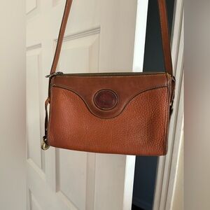 Dooney & Bourke Brown Leather Crossbody Bag